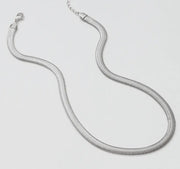 Snake Wheat Herringbone Necklace