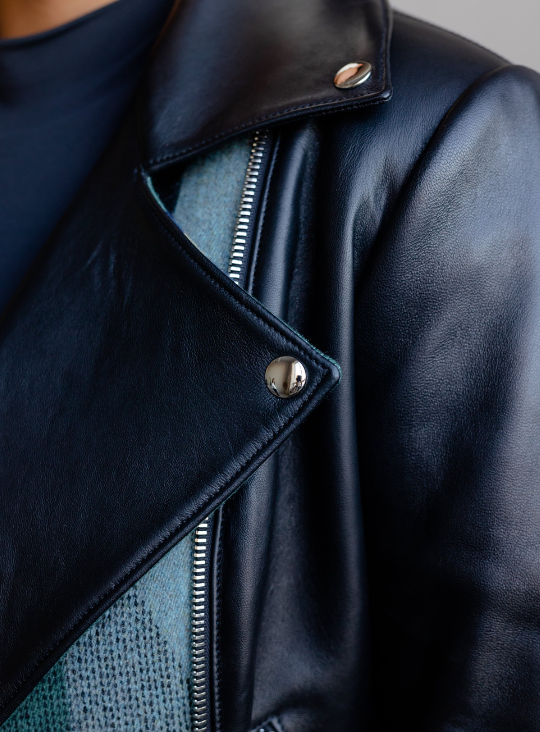 Weekday leather biker clearance jacket